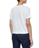 Suzanne Slub-Knit T-Shirt