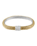 Classic Chain Gold & Silver Small Reversible Bracelet