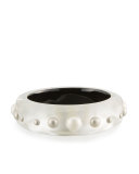 Pearly Studded Bangle Bracelet