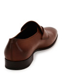 Fiesse Micro-Perforated Leather Loafer, Brown