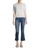 The Low-Rise Nerd Kick-Flare Jeans, Trail Wash