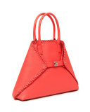Ai Small Top-Handle Braided Shoulder Bag