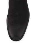 Andes Leather Ankle Boot, Black