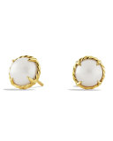 Chatelaine Earrings with Pearls in Gold