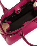 Banner Small House Check Derby Tote Bag, Brilliant Fuchsia