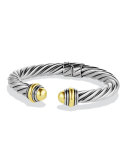 Cable Classics Bracelet with Gold Domes