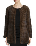 Layered Mink Fur Coat