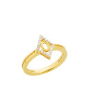 Affinity Diamond with Oval Element Ring, Size 6.5