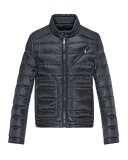 Picard Down Puffer Jacket, Black, Size 8-14