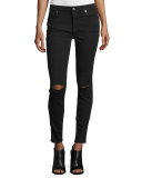 The Ankle Skinny Ripped Jeans, B[Air] Black