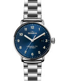 43mm Canfield Stainless Steel Watch