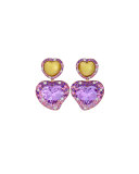 Hearts Desire Rose de France Earrings