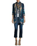 Tansy Duster Embroidered Cardigan 