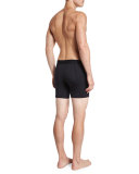 Mesh 6" Trunks, Black