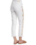 Stilt Emb-Outseam Jeans