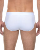 Pima Contour Stretch Briefs, White