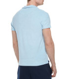 Terry Polo Shirt, Sky Blue