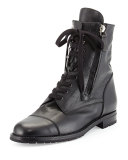 Campchalow Double-Zip Leather Lace-Up Boot