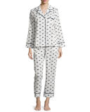 printed lawn long pajama set