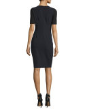 Emily Colorblock Combo Sheath Dress