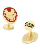 Iron Man Helmut Cuff Links, Red/Yellow