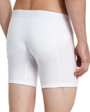 Modal-Cotton 6" Trunks, White