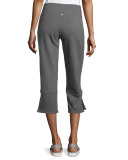 Joey Vented Capri Pants, Eternity Slate 