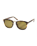 Franklin Polarized Acetate Sunglasses, Blonde Tortoise
