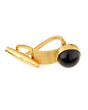 Chain Toggle Bracelet, Black/Golden
