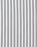 Striped French Cuff Dress Shirt, Black/White