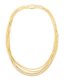 Diamond Cairo 18k Five-Strand Necklace
