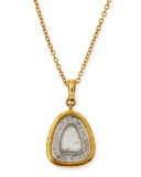 Amulet Hue Sliced Diamond Pendant Necklace
