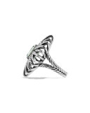 30mm Diamond & Prasiolite Starburst Ring
