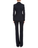 Fenice Two-Button Blazer, Navy