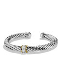 Cable Classics Bracelet with Diamonds and Gold