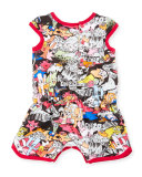 Bonnie Cactus Jersey Romper, Multicolor, Size 6-18 Months