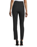Blysse High-Waist Belted Pants, Black