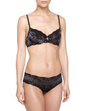 Italia Low-Rise Thong, Black