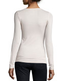 Soft Touch Long-Sleeve Crewneck Tee