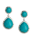 Turquoise Snowman Earrings