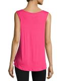One Hand In My Pocket Tank Top, Pink
