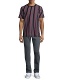 Standard Issue Fit 2 Mid-Rise Relaxed Slim-Fit Jeans, Coated Gray