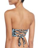 Verbena Lace-Back Bustier Swim Top