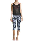 Venice Printed Sport Capri Leggings