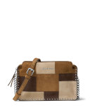 Astor Large Patchwork Messenger Bag, Luggage