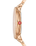16mm Serein Diamond Willow Watch Head in Rose-Gold Plate