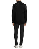Roden Merino Wool-Blend Cardigan, Black