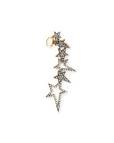 White Diamond Star Ear Cuff