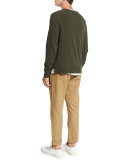 Raglan Crewneck Sweatshirt, Forest