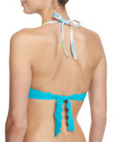 Pina Colada Reversible Scalloped Swim Top